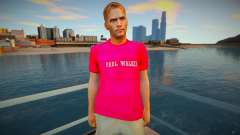 Paul Walker red shirt für GTA San Andreas