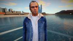 Trevor with blue jeans jacket from GTA 5 pour GTA San Andreas
