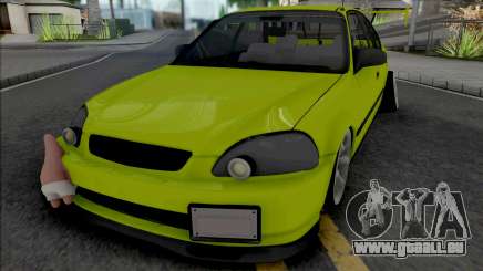 Honda Civic 1.6 iES Yellow pour GTA San Andreas