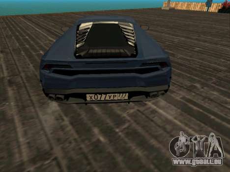 Lamborghini Huracan RUS Plates pour GTA San Andreas