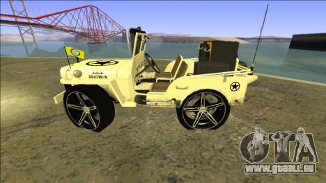 Punjabi Jeep Willy Mod von Harinder Mods für GTA San Andreas