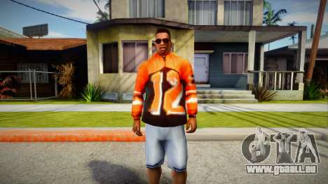 Orange Hoodie 12 pour GTA San Andreas