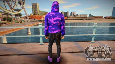 Purple sweatshirt ped from GTA Online pour GTA San Andreas