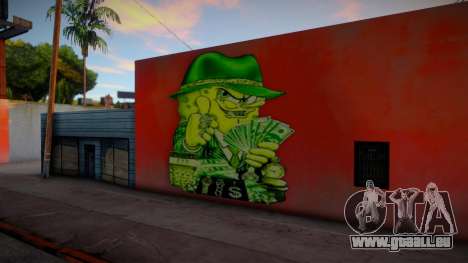 Gangster Spongebob Graffiti für GTA San Andreas