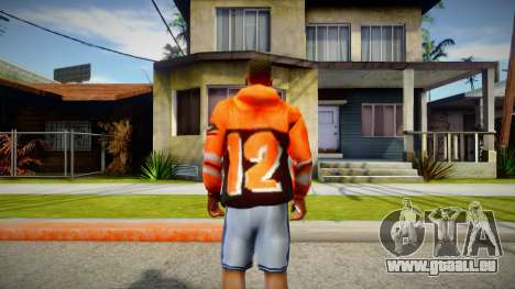 Orange Hoodie 12 pour GTA San Andreas