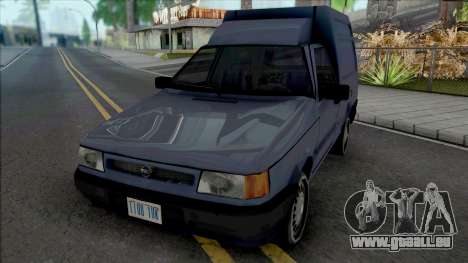 Fiat Fiorino Van [VehFuncs] pour GTA San Andreas