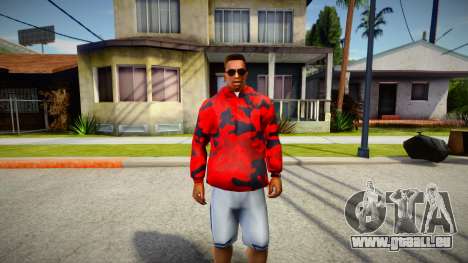 Red Camo Hoodie pour GTA San Andreas