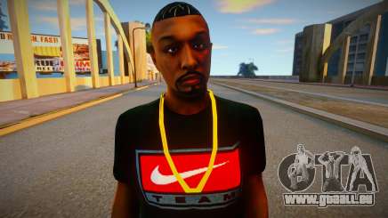Afro-Américain en T-shirt Nike pour GTA San Andreas