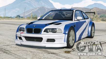 BMW M3 GTR (E46) Most Wanted〡add-on v2.0 pour GTA 5