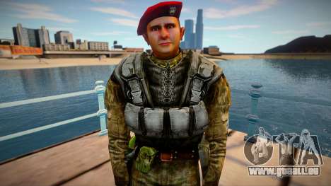 Soldiers red beret pour GTA San Andreas