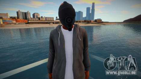 Gars noir dans un masque pour GTA San Andreas