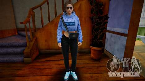 Samantha Samsung Assistant Virtual - Hoodie v3 für GTA San Andreas