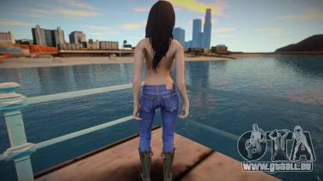 Vampire Girl Skyrim Topless für GTA San Andreas