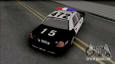 Ford Crown Vic. 2000 CVPI LAPD (Vista Light) v2 für GTA San Andreas