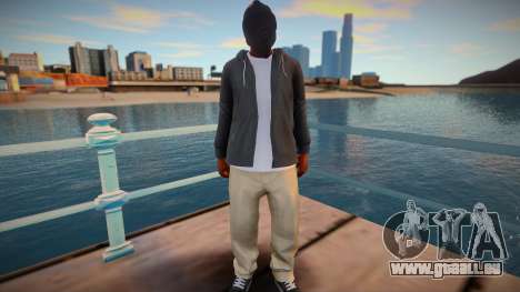 Gars noir dans un masque pour GTA San Andreas