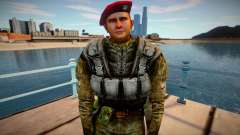 Soldiers red beret für GTA San Andreas