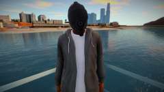 Schwarzer Kerl in einer Maske für GTA San Andreas