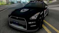 Nissan GT-R Black Edition Police