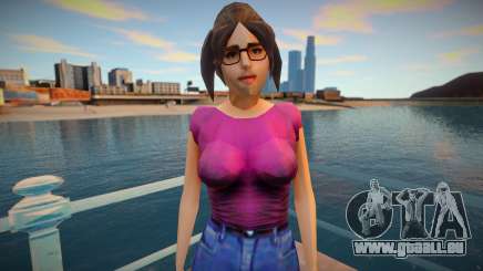 Fille avec une belle silhouette pour GTA San Andreas