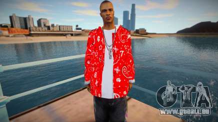 Bloodz red jacket pour GTA San Andreas