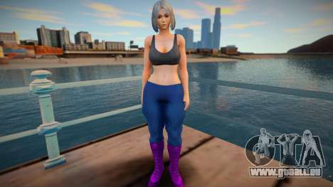 KOF Soldier Girl Different - Blue 2 pour GTA San Andreas