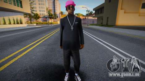 Bonnet rose Fam2, Polo Ralph pour GTA San Andreas