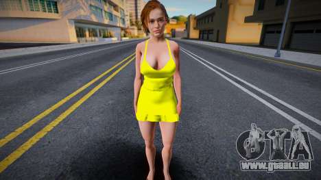Jill Valentine Yellow Dress für GTA San Andreas