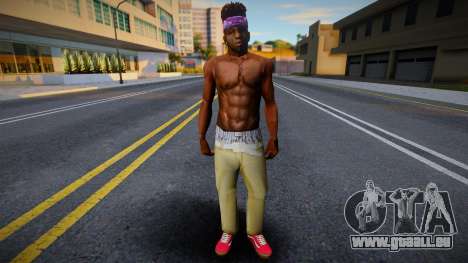 Ballas1 - dreadneds et boucles d’oreilles pour GTA San Andreas