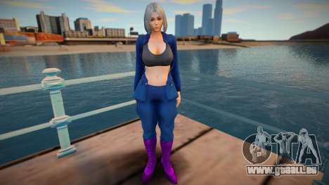 KOF Soldier Girl Different - Blue 6 pour GTA San Andreas