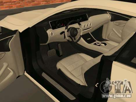 Mercedes-Benz S63 AMG (W222) coupe für GTA San Andreas