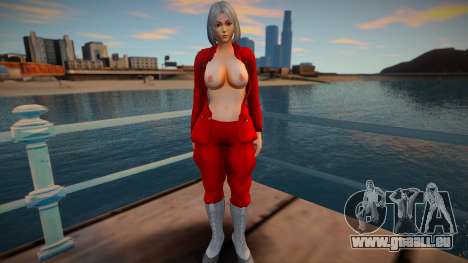 KOF Soldier Girl Different 6 - Red Topless 3 pour GTA San Andreas
