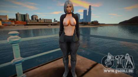 KOF Soldier Girl Different 6 - Black Topless 3 für GTA San Andreas