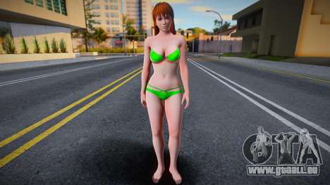 Kasumi Green Bikini pour GTA San Andreas