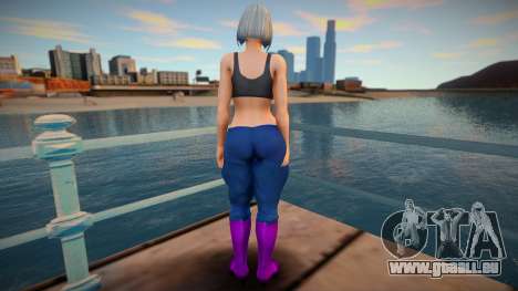 KOF Soldier Girl Different - Blue 2 pour GTA San Andreas