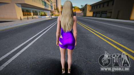 Helena Purple Dress für GTA San Andreas