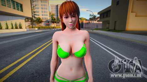 Kasumi Green Bikini pour GTA San Andreas
