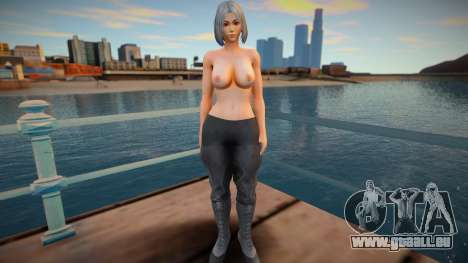 KOF Soldier Girl Different 6 - Black Topless 1 für GTA San Andreas