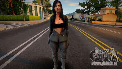 Skyrim Monki Sexy Black Soldier 1 pour GTA San Andreas