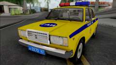 VAZ-2107 POLICE DE LA CIRCULATION Région de Samara pour GTA San Andreas
