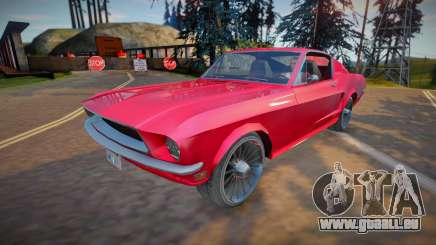 Ford Mustang Fastback 1968 (good model) pour GTA San Andreas