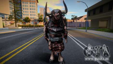 Minotaur God of War 3 pour GTA San Andreas