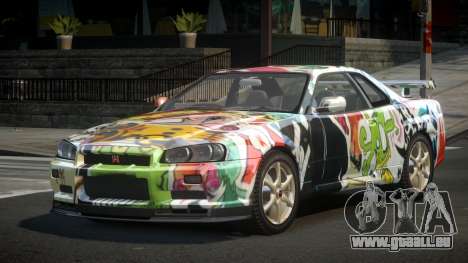 Nissan Skyline R34 G-Style S10 für GTA 4