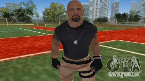 Dwayne Johnson from Fast 5 pour GTA Vice City