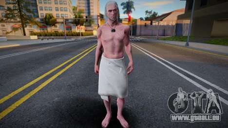 Geralt Half Nude Clothing (Witcher 3) für GTA San Andreas