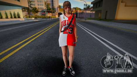 Hitomi Fashion Casual Chicago Bulls Jersey 3 pour GTA San Andreas