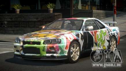 Nissan Skyline R34 G-Style S10 pour GTA 4