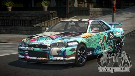 Nissan Skyline R34 G-Style S8 pour GTA 4