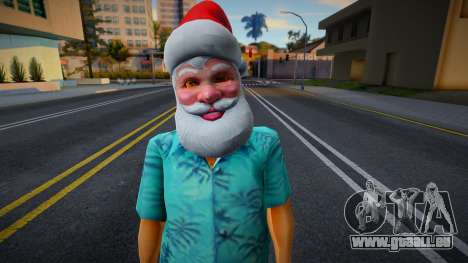 Tommy Vercetti Santa Mask pour GTA San Andreas