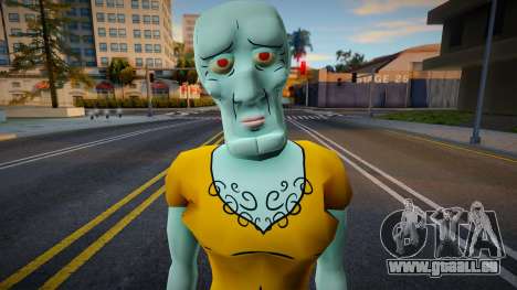Handsome Squidward (SpongeBob Squarepants) pour GTA San Andreas