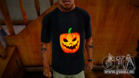 Halloween Pumpkin Shirt pour GTA San Andreas